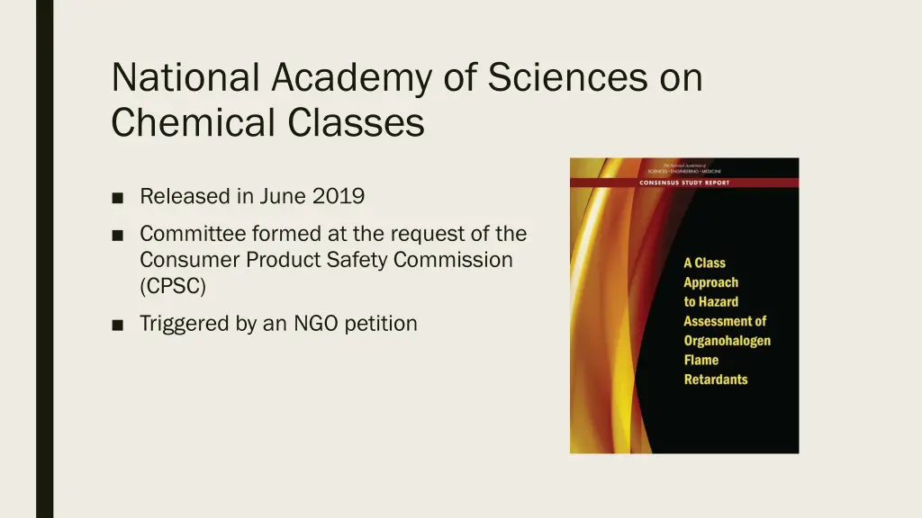 national academy of sciences on chemical classes