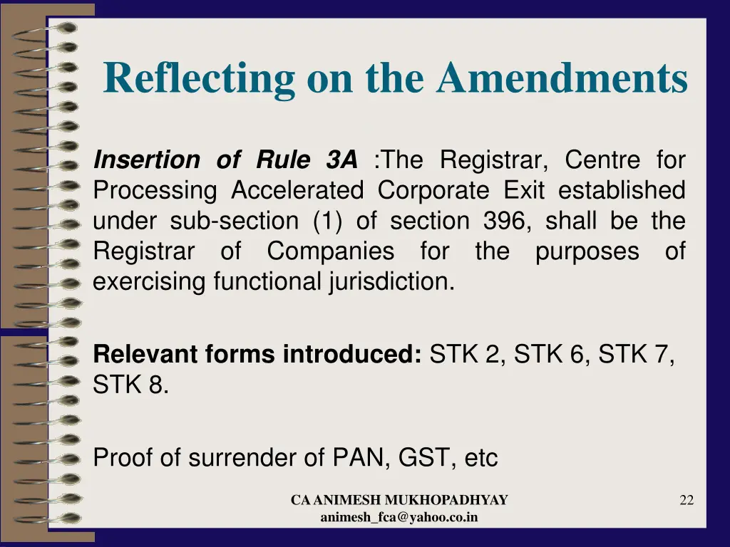 reflecting on the amendments 1