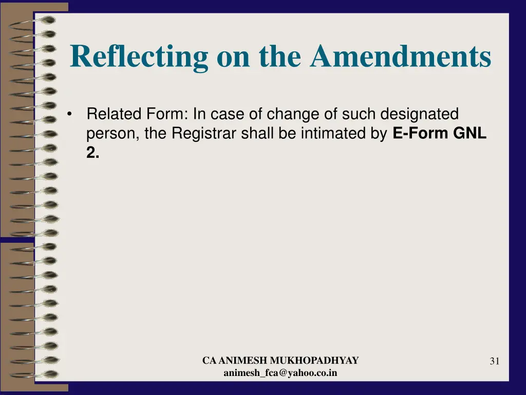 reflecting on the amendments 10