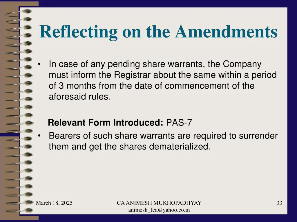 reflecting on the amendments 12