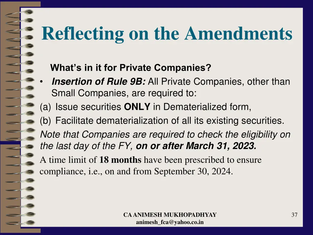 reflecting on the amendments 16