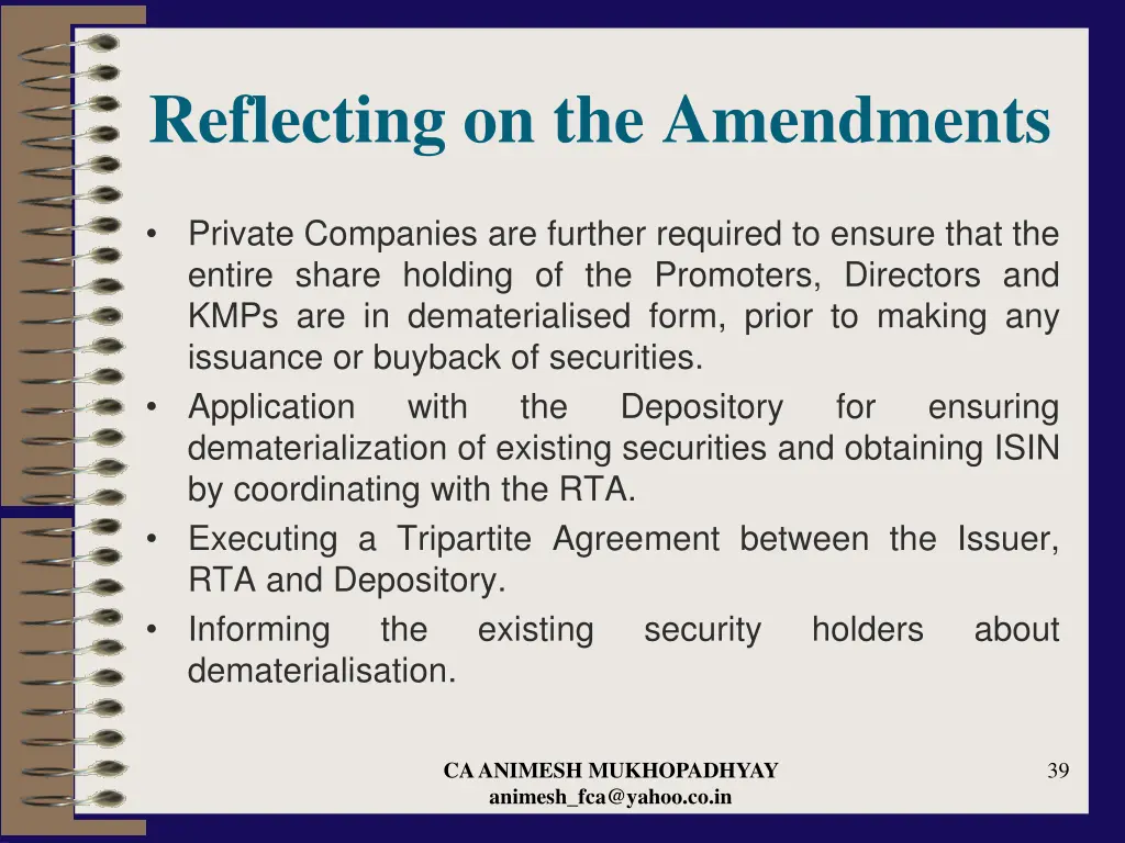 reflecting on the amendments 18