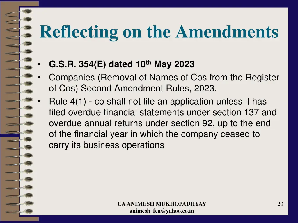 reflecting on the amendments 2