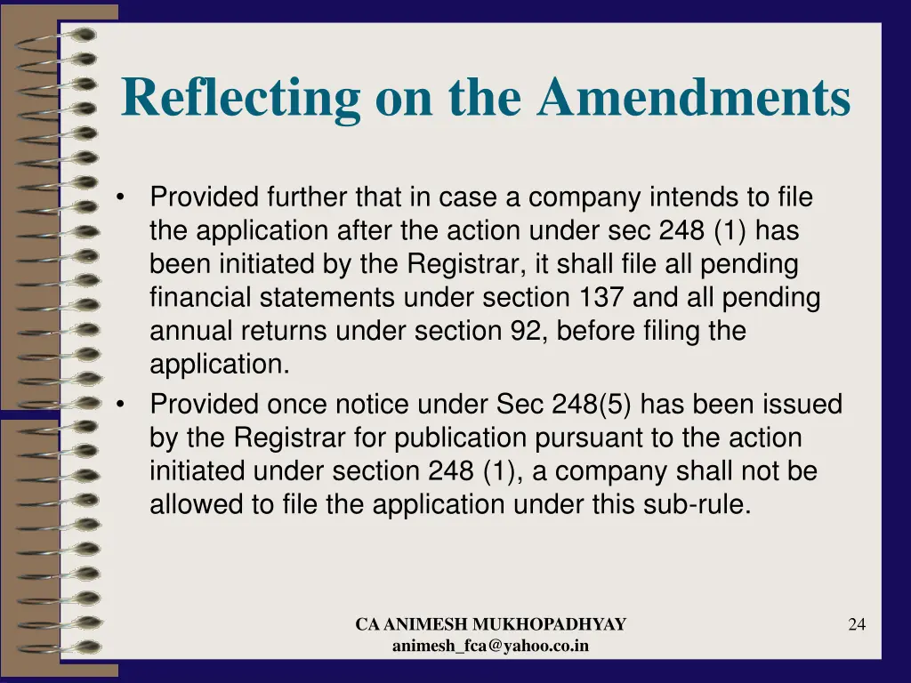 reflecting on the amendments 3