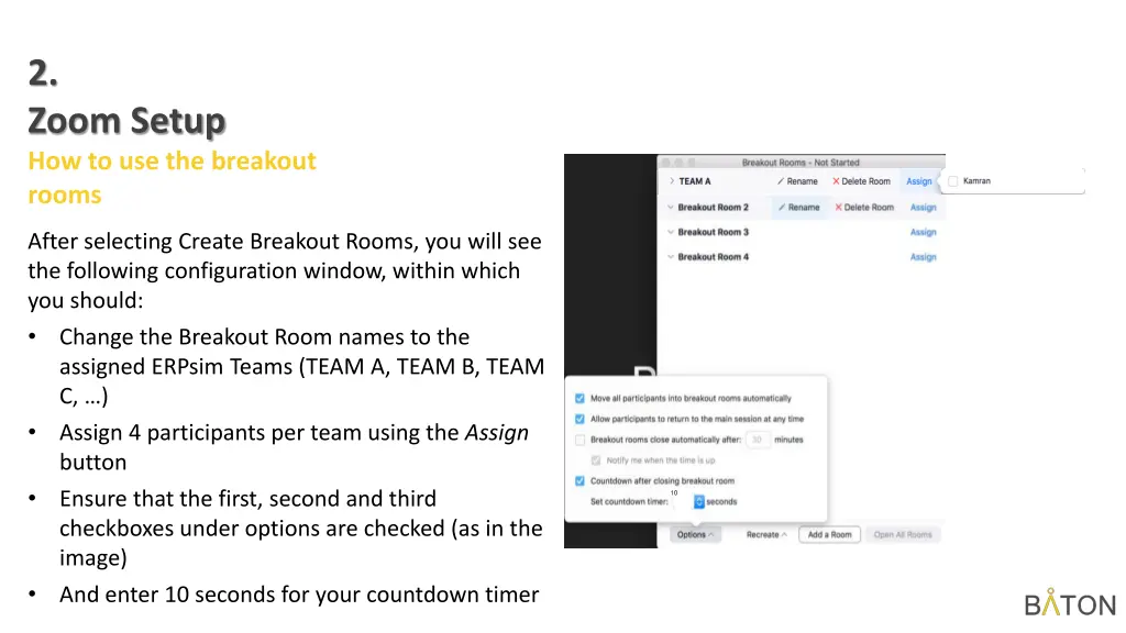 2 zoom setup how to use the breakout rooms 1