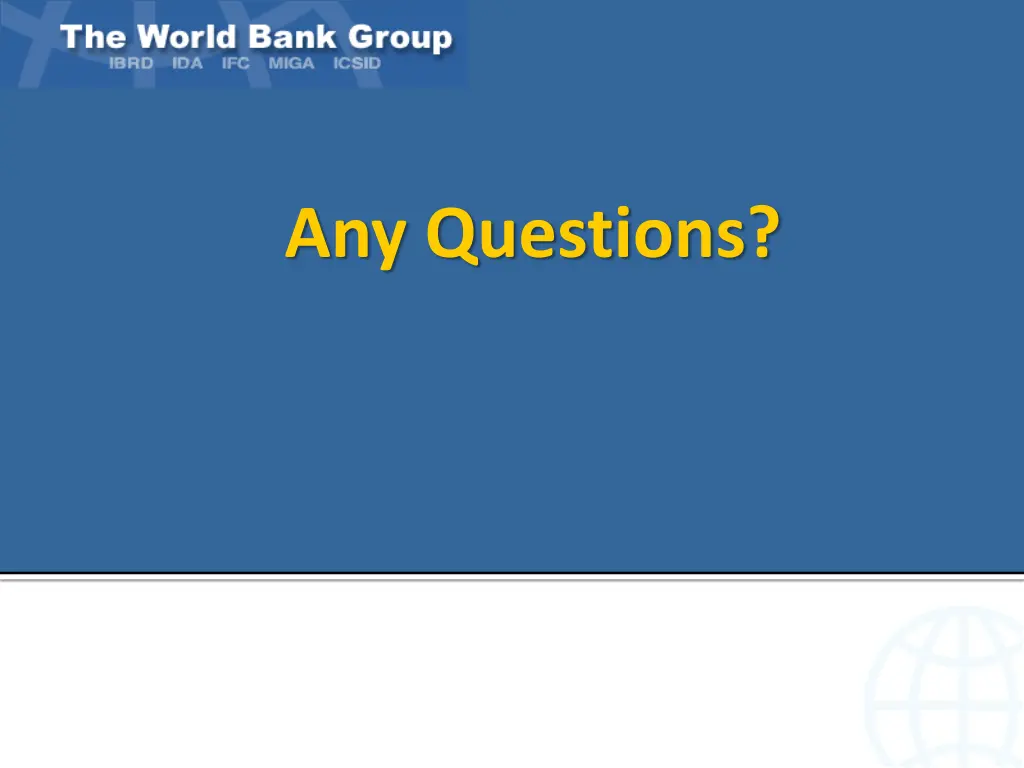 any questions