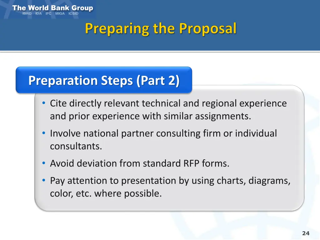 preparation steps part 2