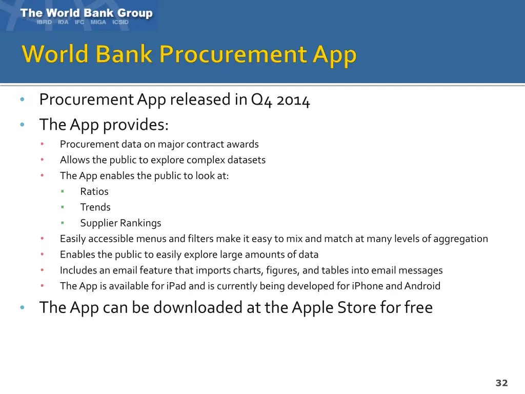 procurement app released in q4 2014