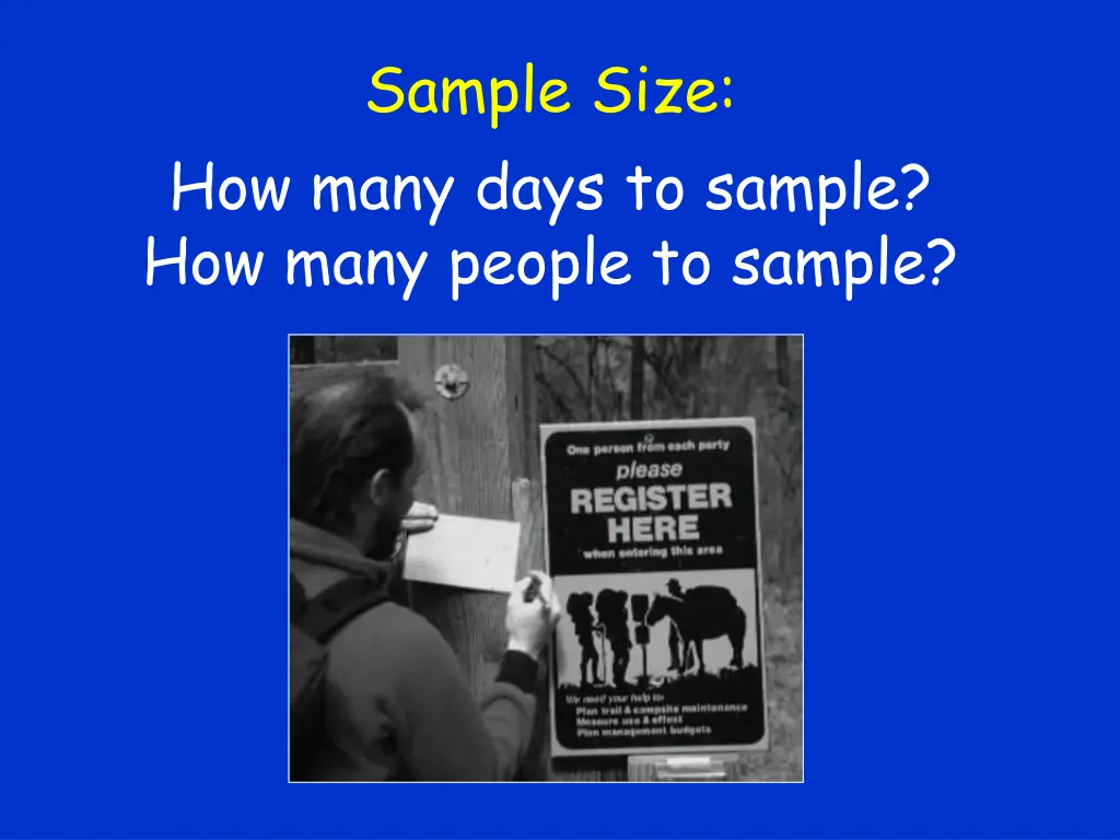 sample size