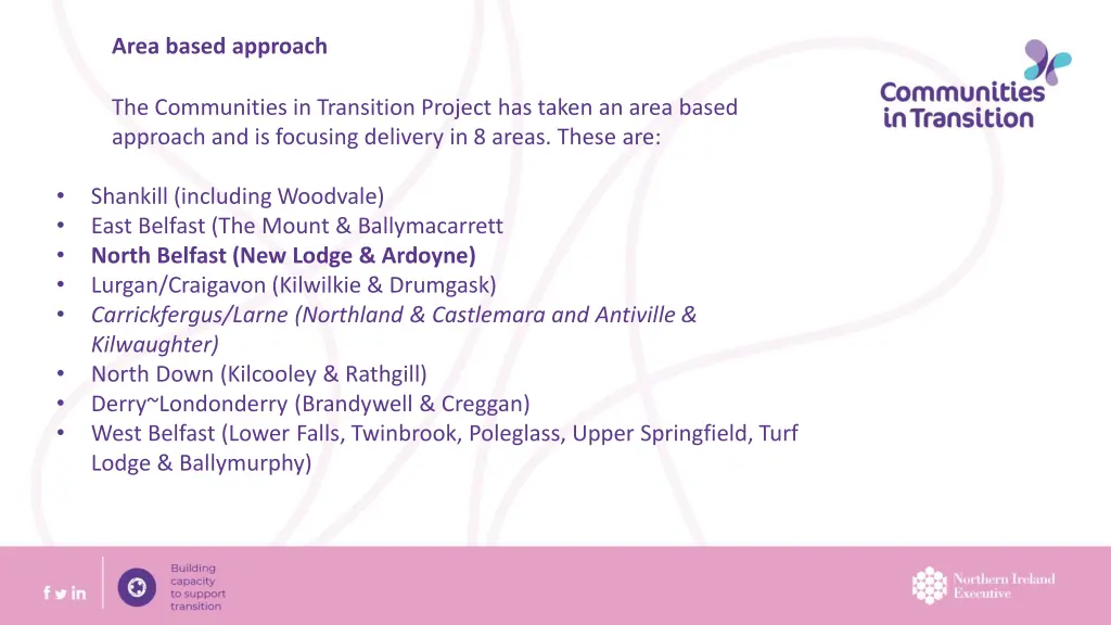 area based approach