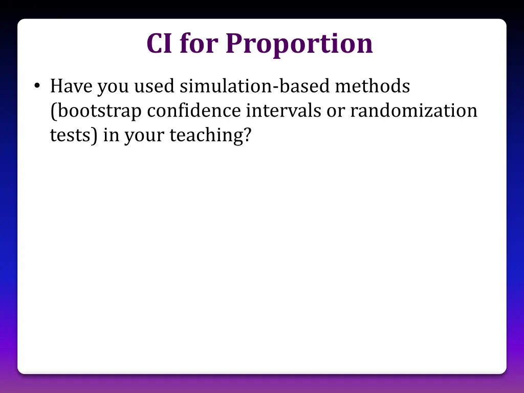 ci for proportion