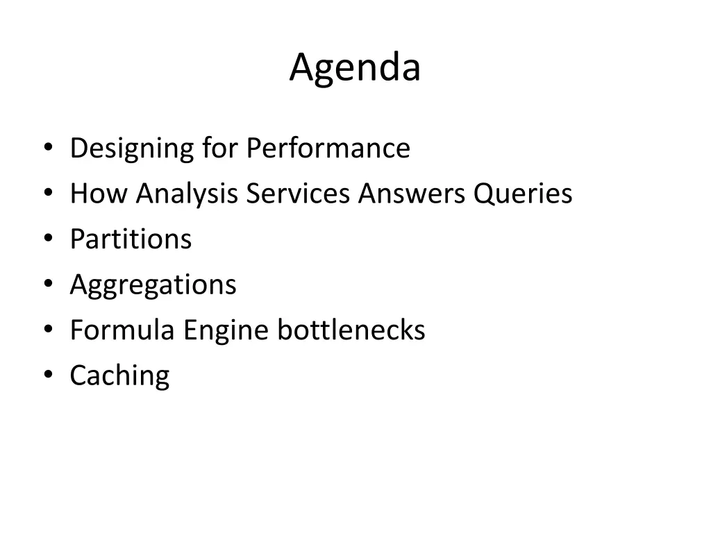 agenda