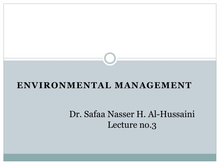 environmental management