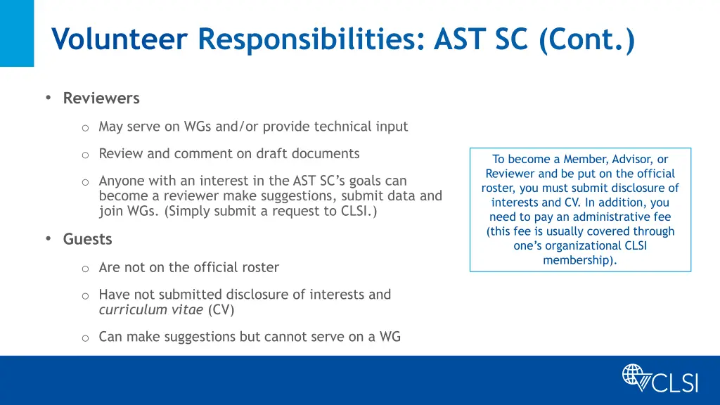volunteer responsibilities ast sc cont 1