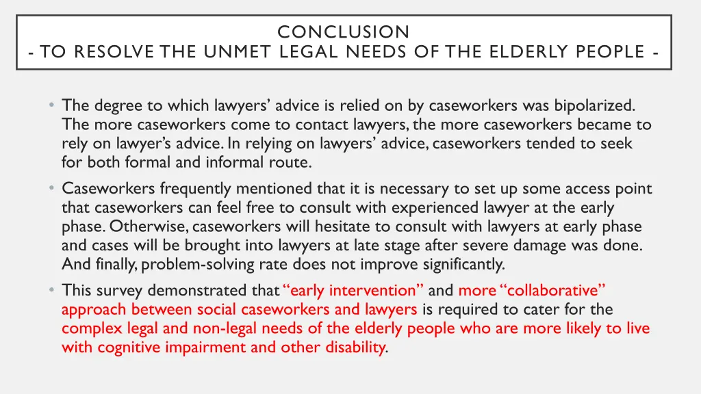 conclusion 1