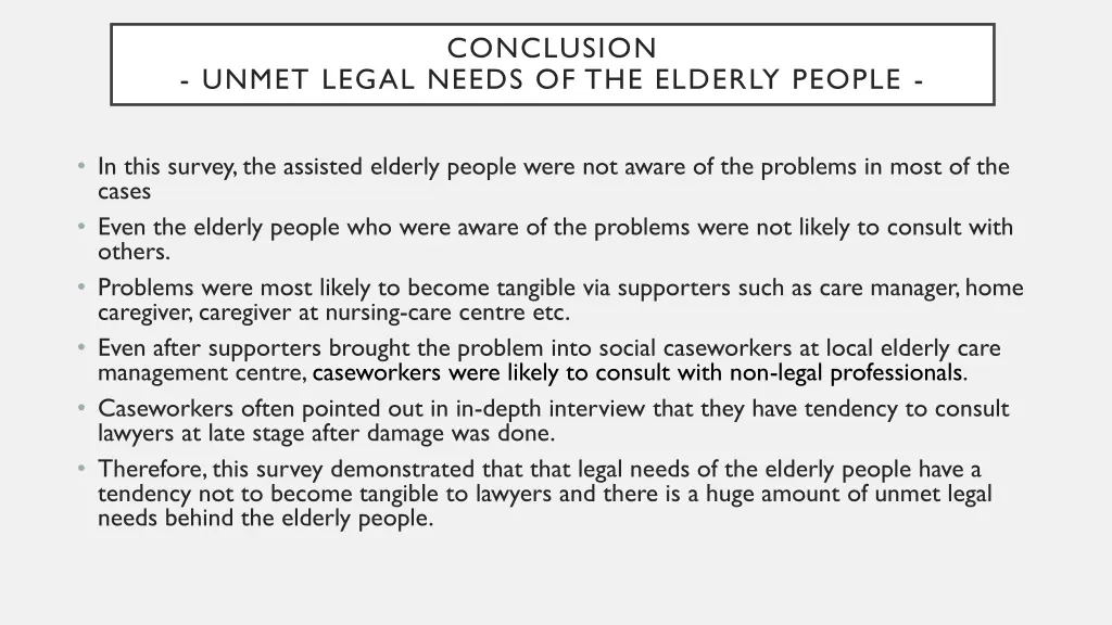 conclusion
