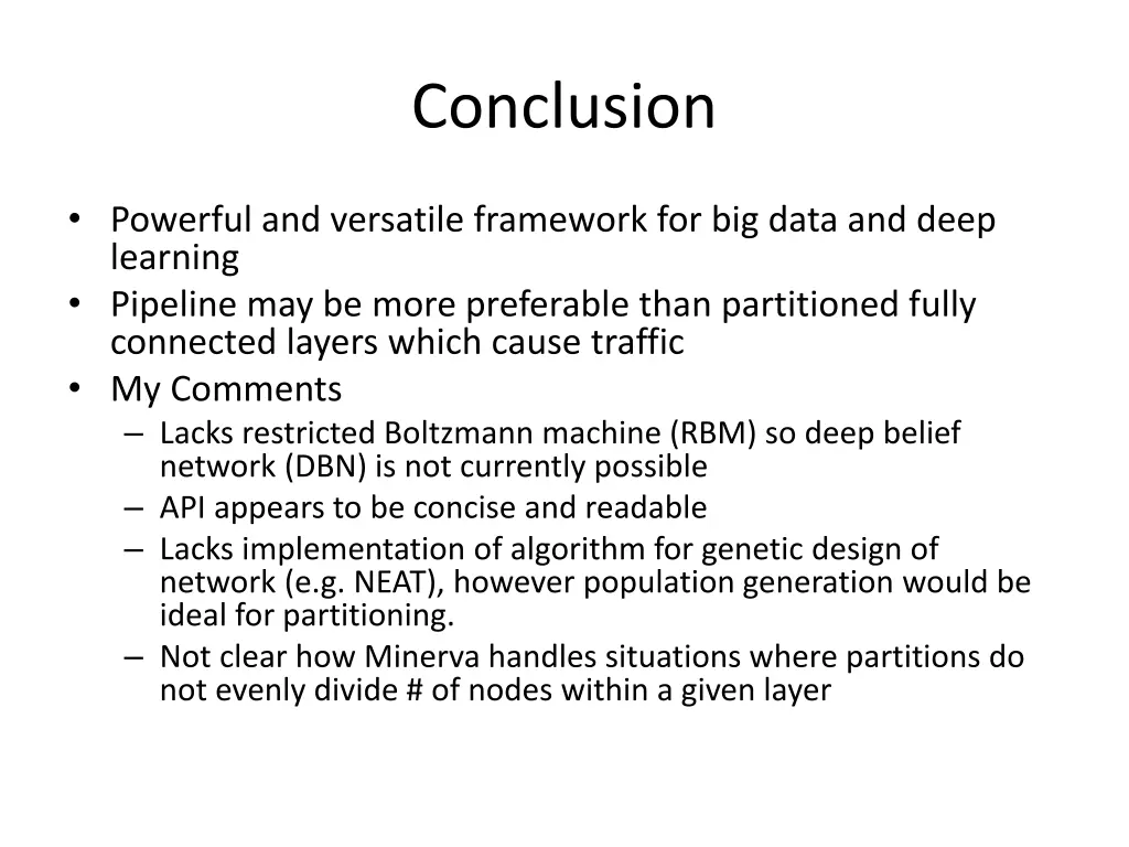 conclusion