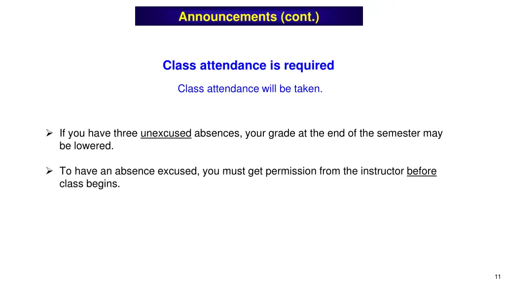 announcements cont 1