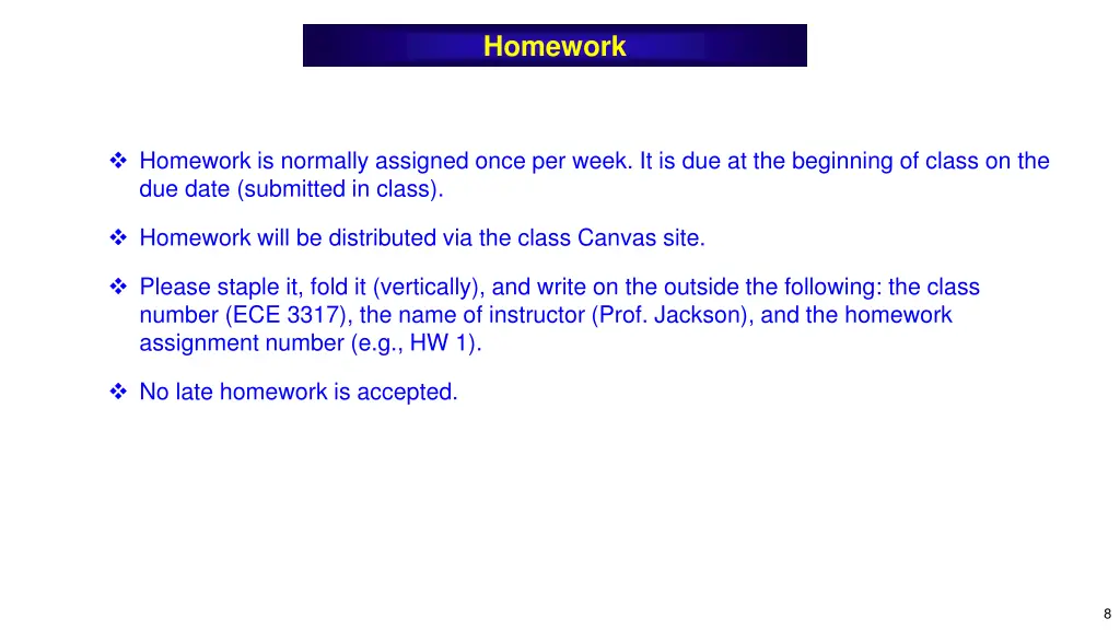 homework