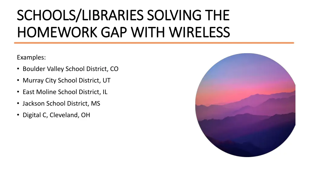 schools libraries solving the schools libraries
