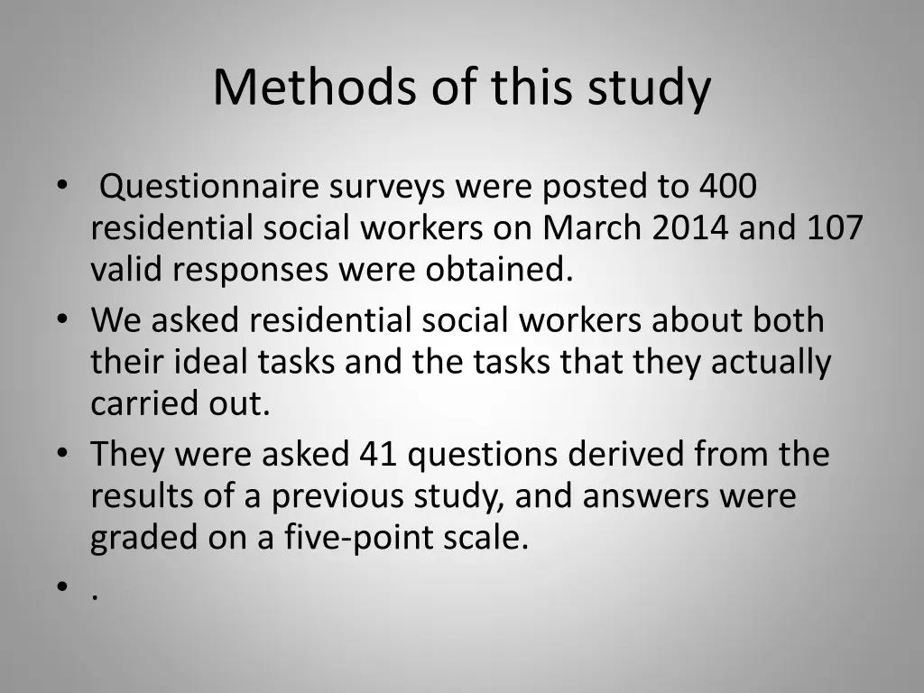 methods of this study