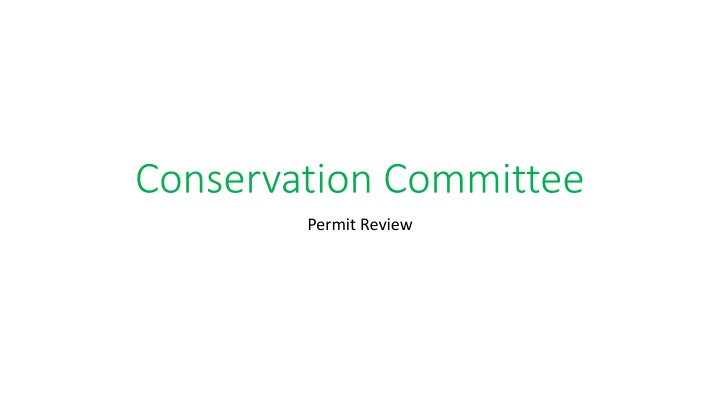 conservation committee
