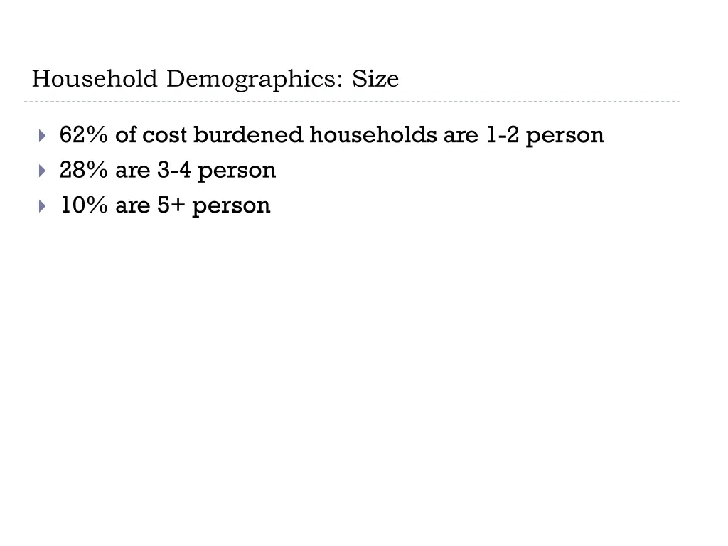 household demographics size