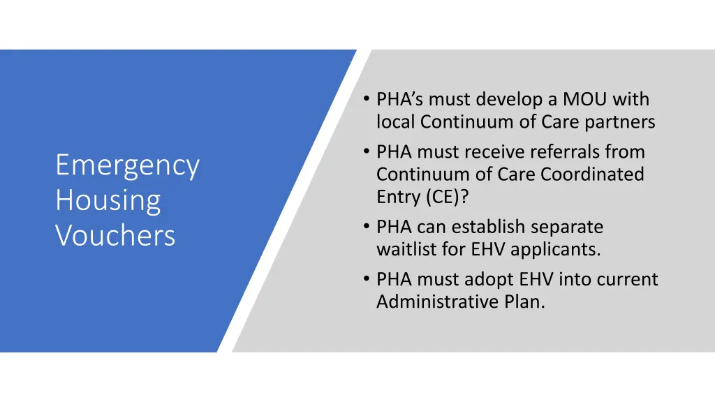 pha s must develop a mou with local continuum