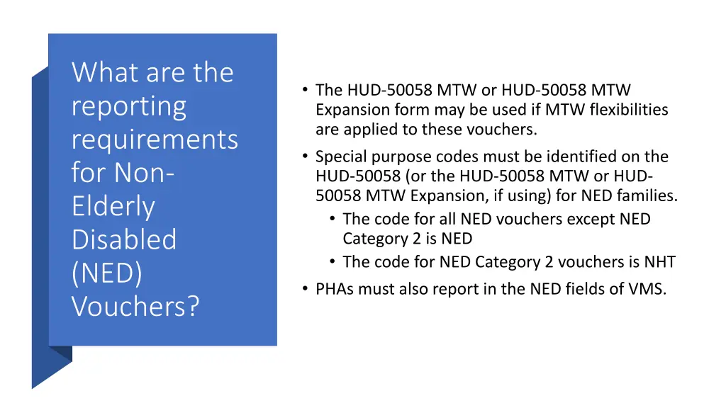 what are the reporting requirements