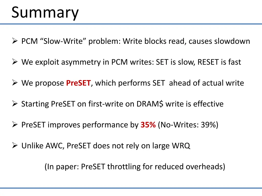 summary