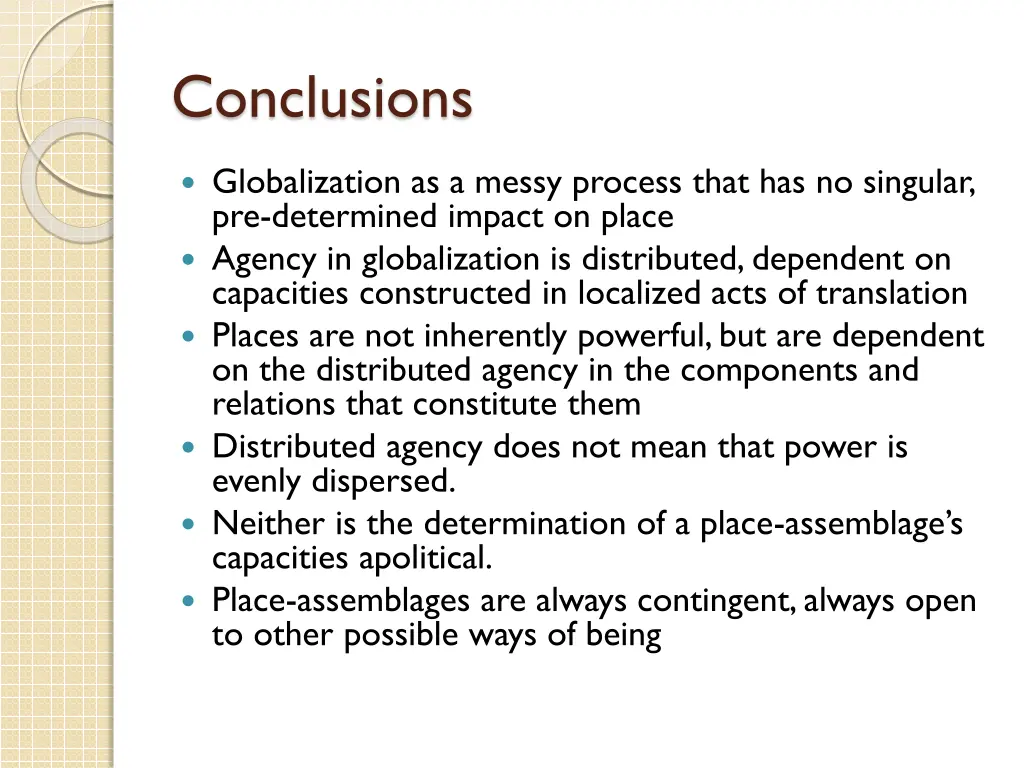 conclusions