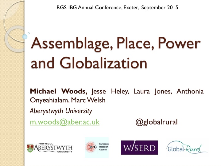 rgs ibg annual conference exeter september 2015