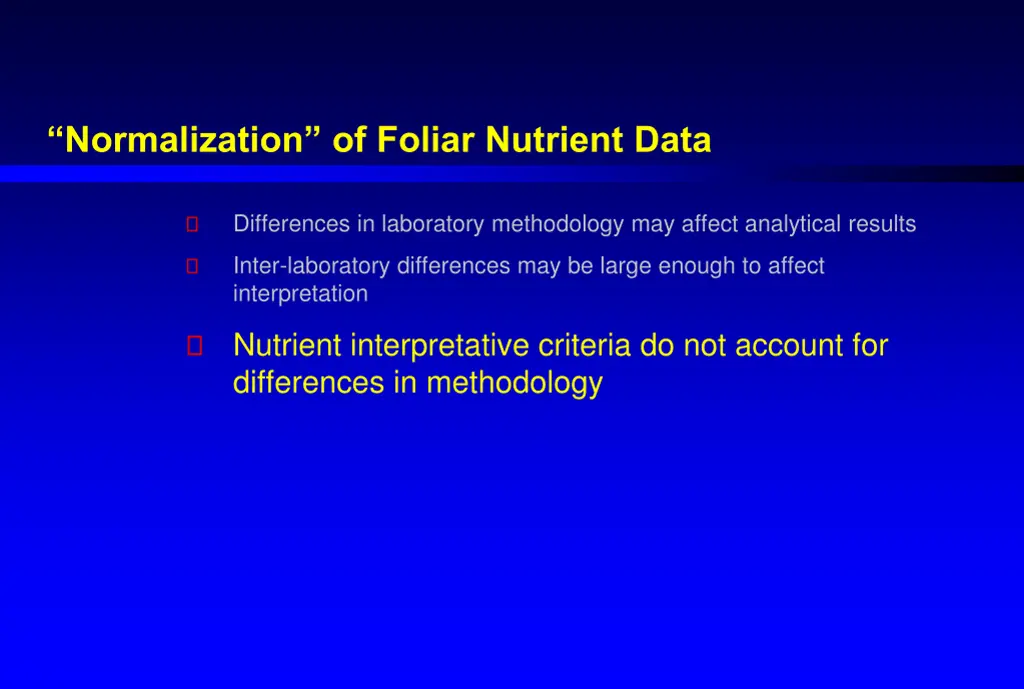 normalization of foliar nutrient data 3