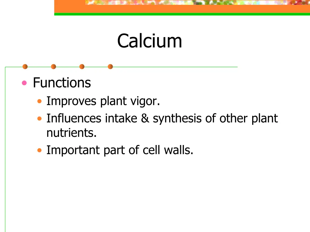 calcium
