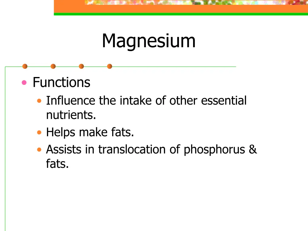 magnesium