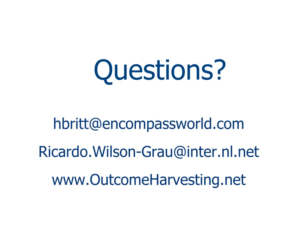 questions