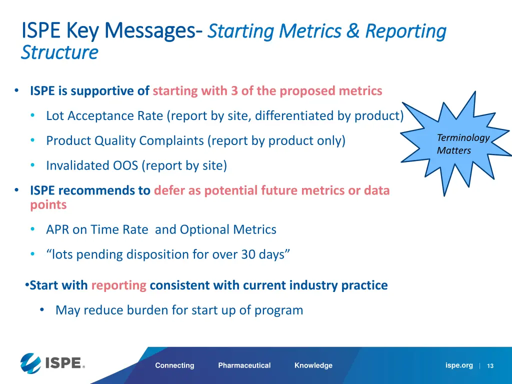ispe key messages ispe key messages starting