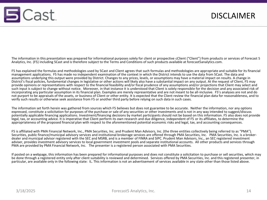 disclaimer