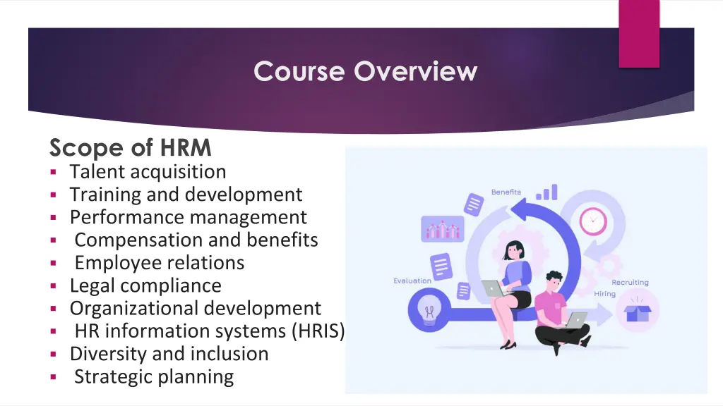 course overview