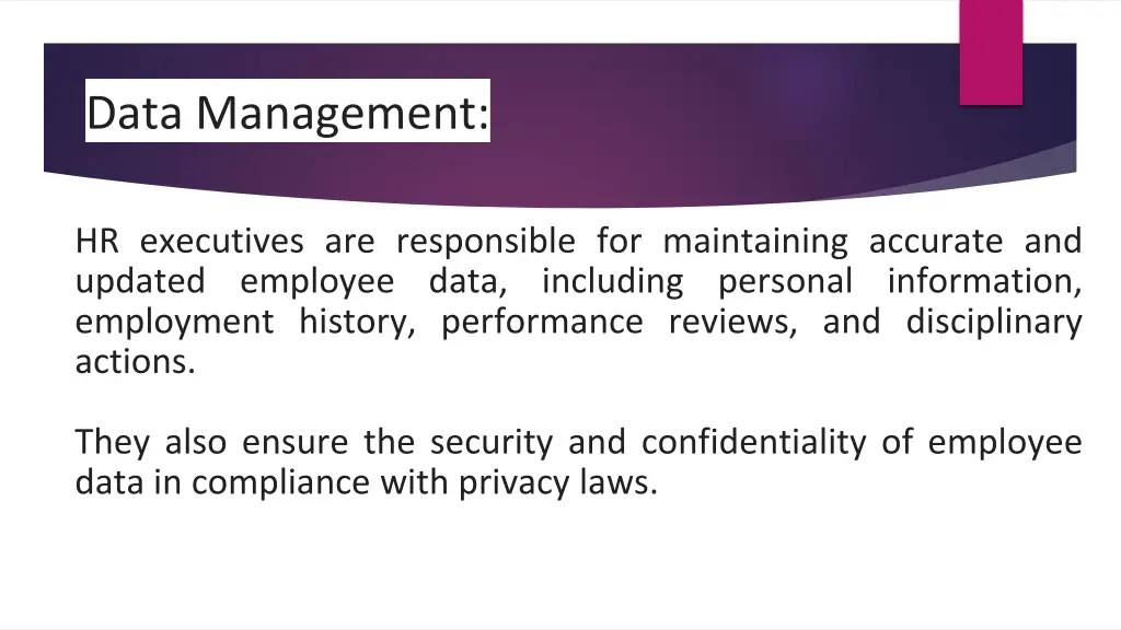 data management