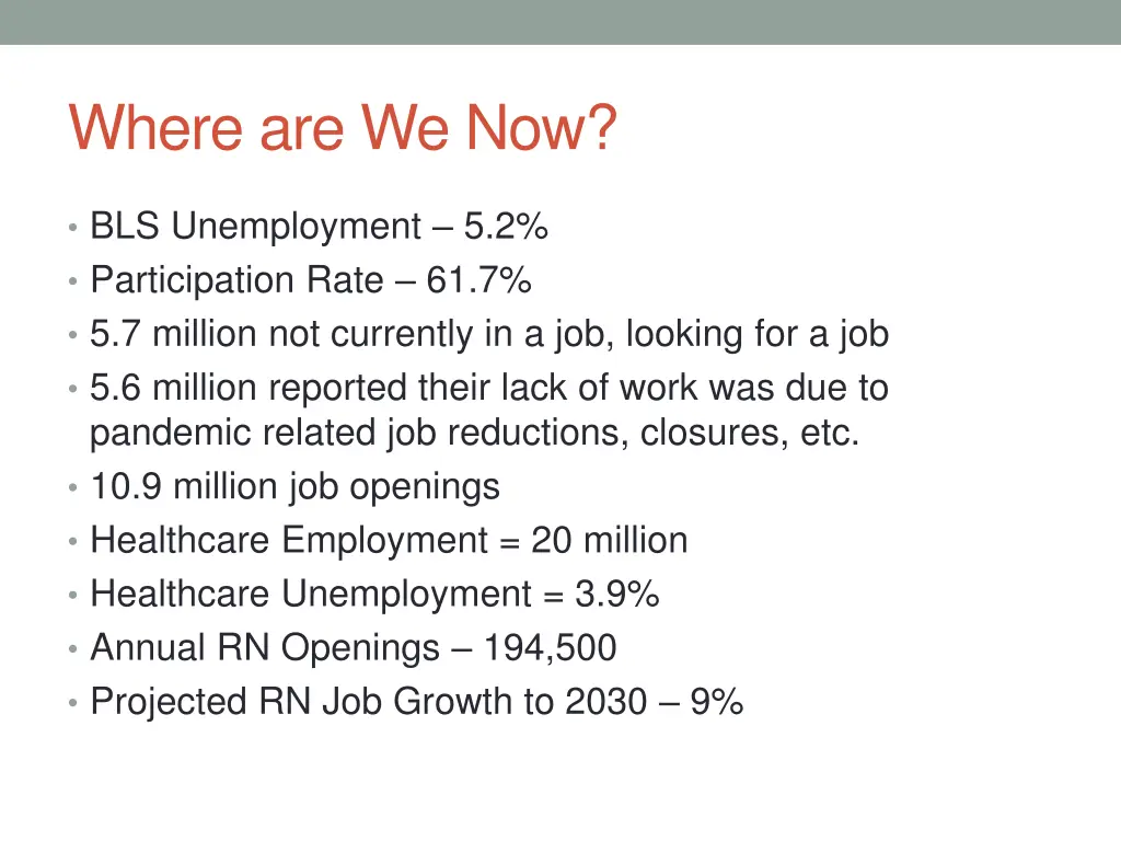 where are we now