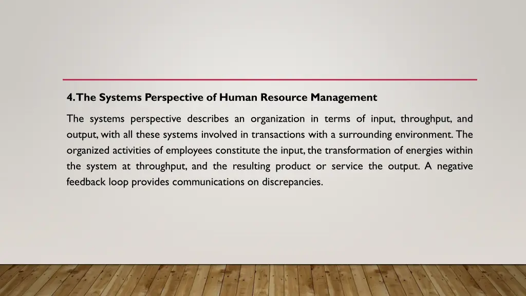 4 the systems perspective of human resource