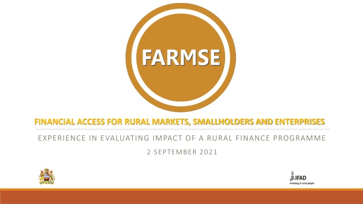 financial access for rural markets smallholders