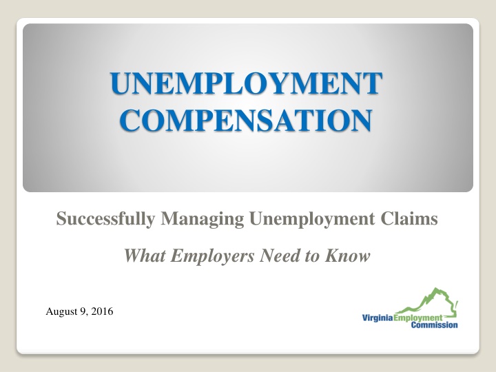 unemployment compensation
