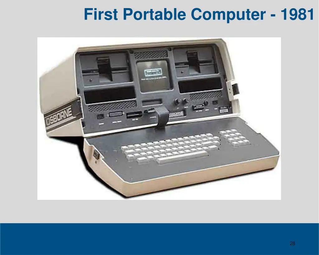 first portable computer 1981