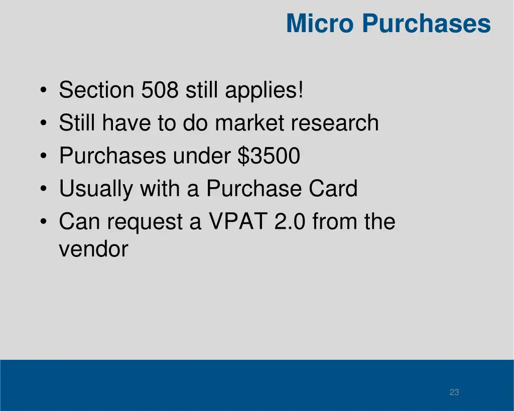 micro purchases