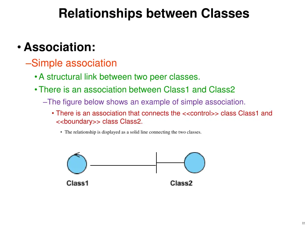relationships between classes 3