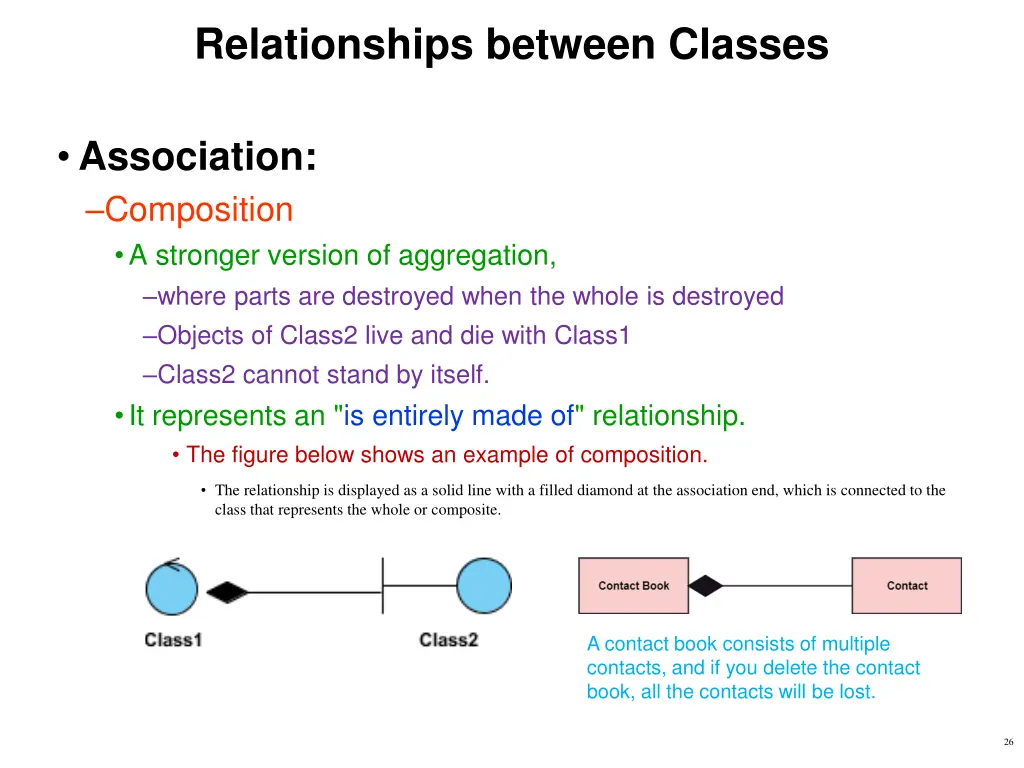 relationships between classes 6