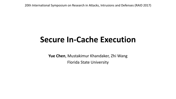 20th international symposium on research