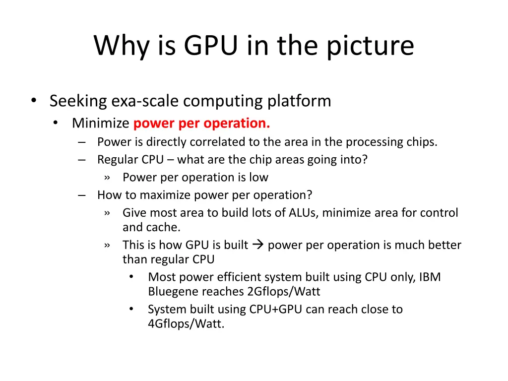 why is gpu in the picture